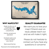 Informational card explaining why customers should buy from MapCuts and our quality guarantee.