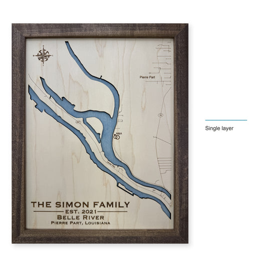 Belle River Simon wood map — single layer, layer option shown