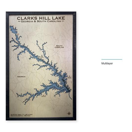 Clarks Hill Multi wood map — multilayer, layer option shown