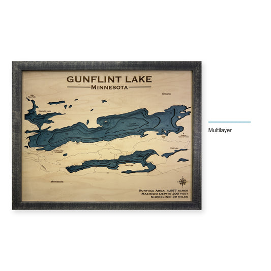 Gunflint Charcoal wood map — multilayer, layer option shown