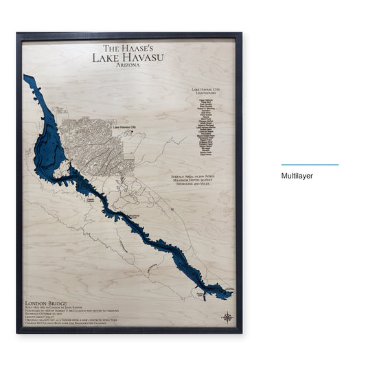 Lake Havasu Wood Map — multilayer example, layer option shown