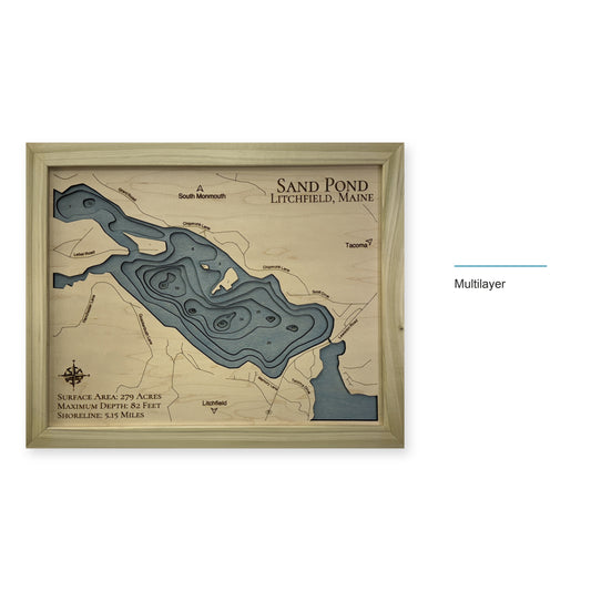 Sand Pond Nedwell wood map — multilayer, layer option shown
