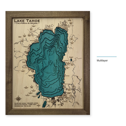 Lake Tahoe Wood Map — multilayer example, layer option shown