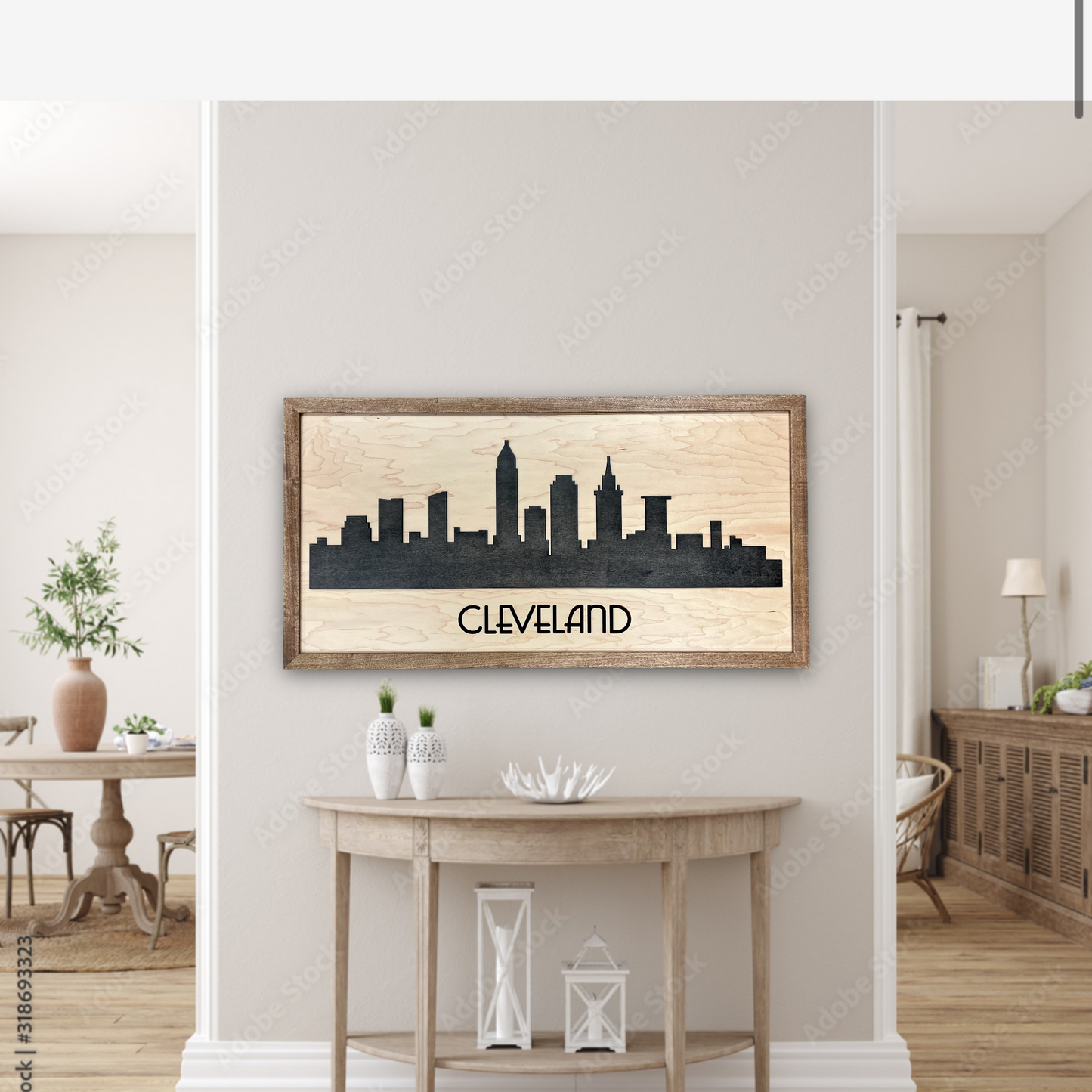 Cleveland Ohio Skyline