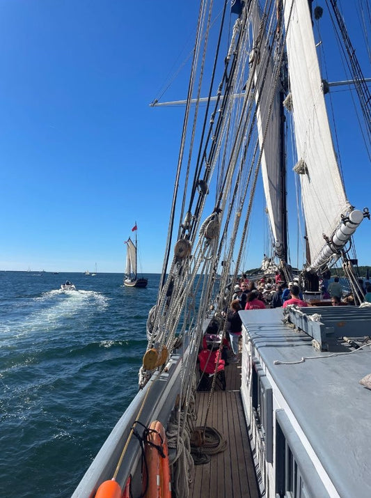 Sailing aboard the Denis Sullivan Schooner.