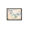 Framed golf course map of Pete Dye Golf Club on a white background.