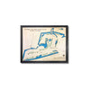 Framed map of Sanibel Island Golf Club, Florida on a white background.