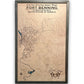 Large custom wooden military map of Fort Benning on a plain white background.