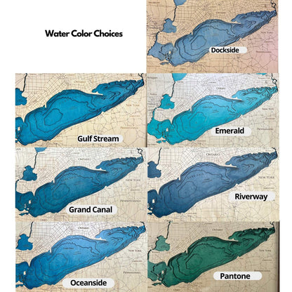 Examples of the seven different water stains. 