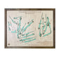 Wooden golf course map of Oakmont Country Club in Pennsylvania.