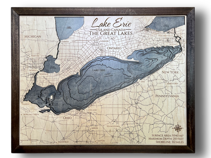 Lake Erie Map