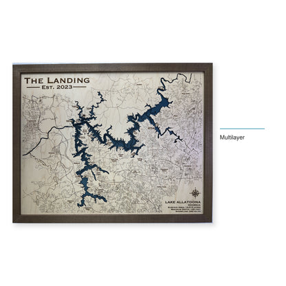 Allatoona Landing wood map — multilayer, layer option shown