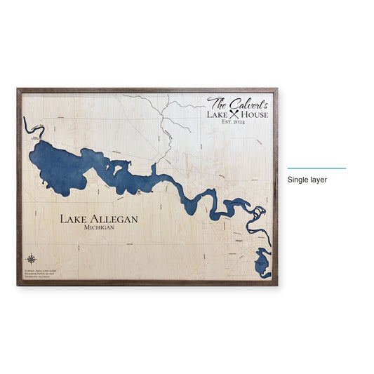 Allegan Calvert wood map — single layer, layer option shown