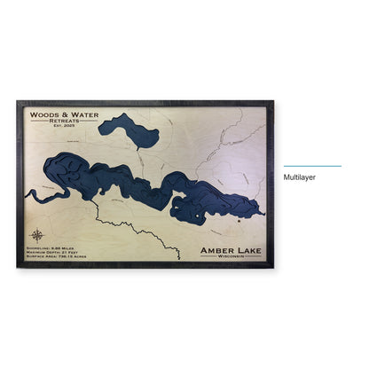 Amber Woods Water wood map — multilayer, layer option shown