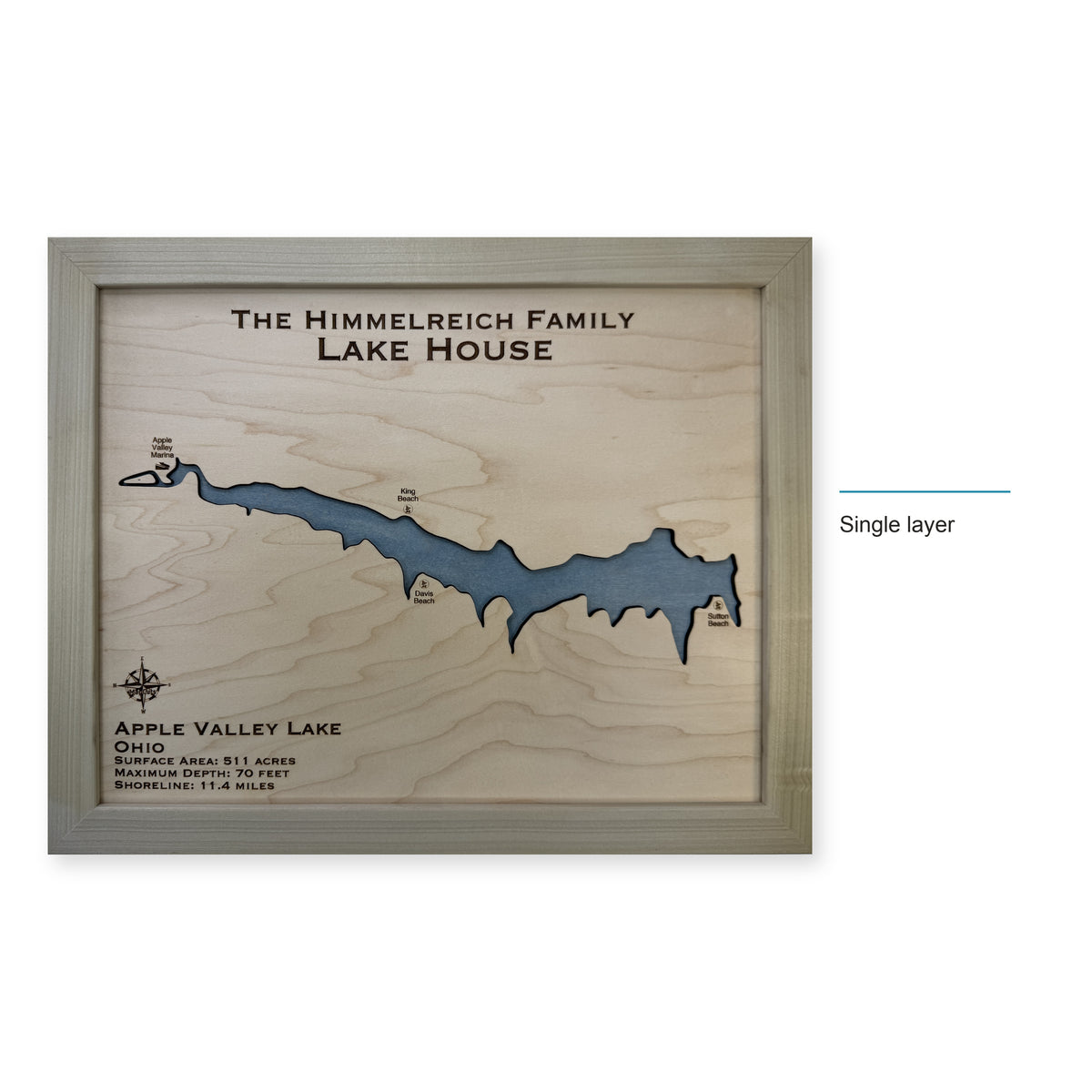 Apple Valley Himmelreich wood map — single layer, layer option shown