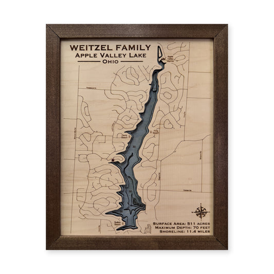 Apple Valley Weitzel wood map — multilayer, white background