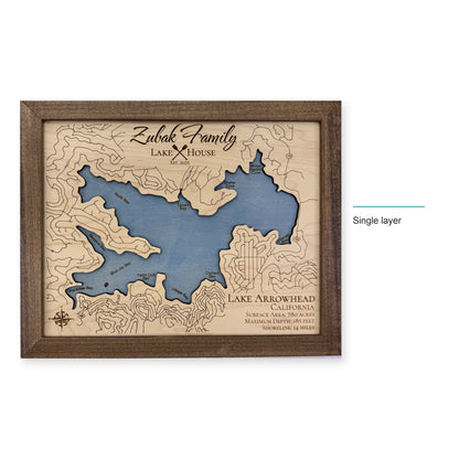 Arrowhead Zubak wood map — single layer, layer option shown