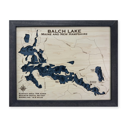 Balch Multilayer wood map — multilayer, white background