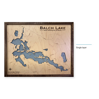 Balch Walnut Single wood map — single layer, layer option shown