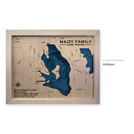 Bald Eagle Maizy wood map — multilayer, layer option shown