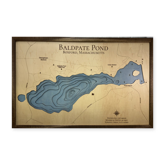 Baldpate Tingle wood map — multilayer, white background