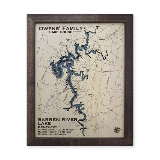 Barren River Owens wood map — multilayer, white background