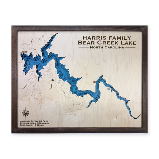 Bear Creek Harris wood map — multilayer, white background
