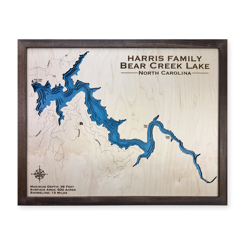 Bear Creek Harris wood map — multilayer, white background