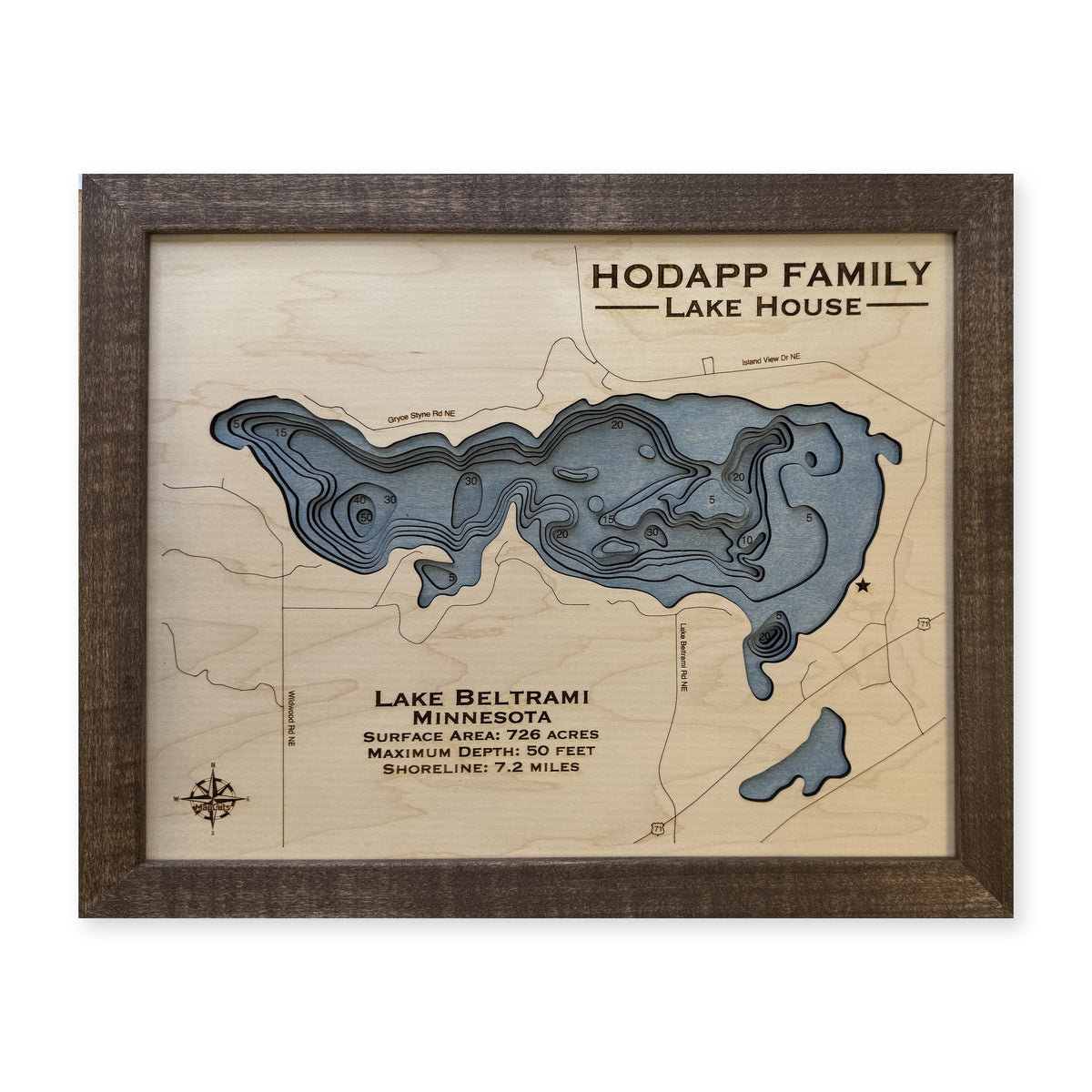 Beltrami Hodapp wood map — multilayer, white background