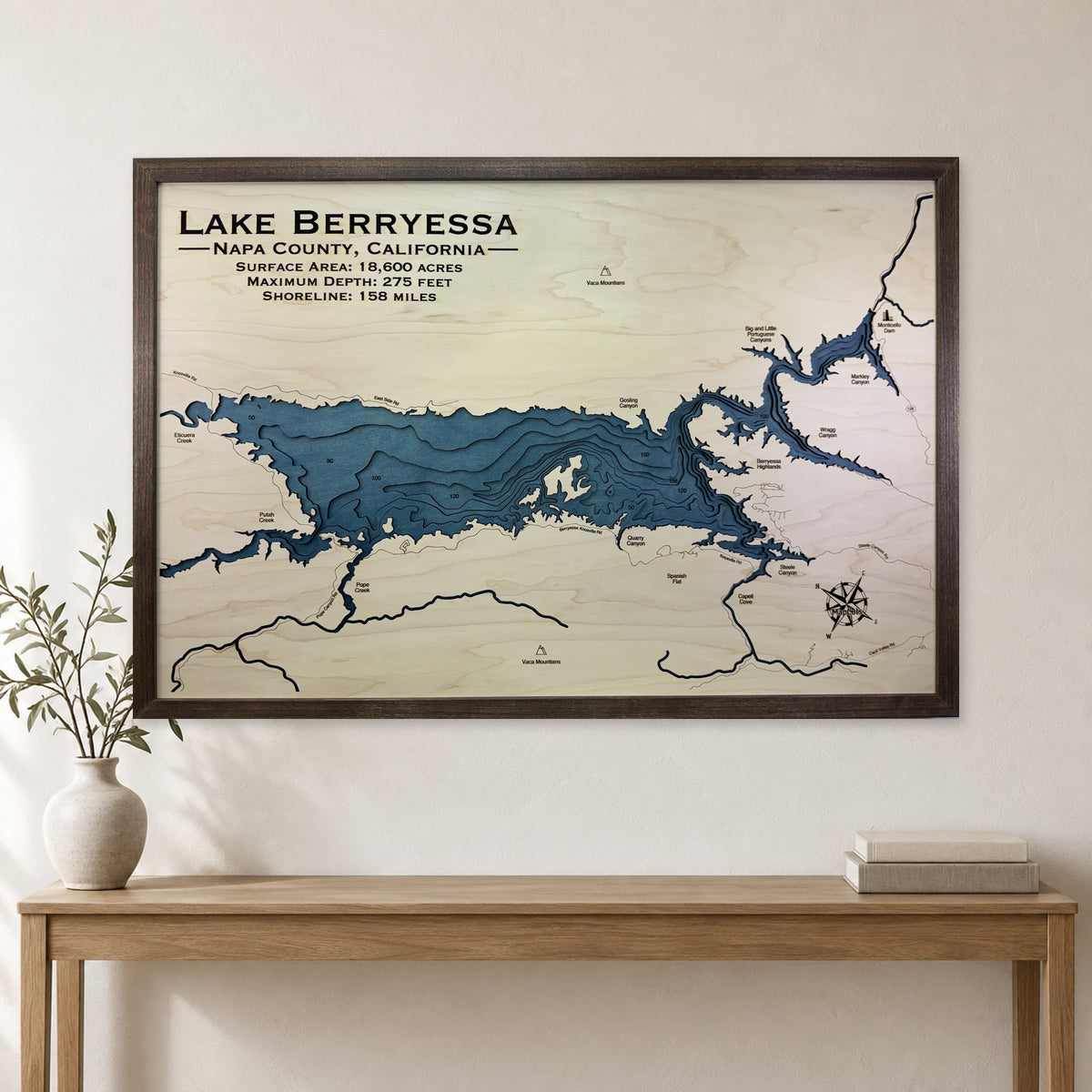 Berryessa Dettling wood map — multilayer, staged room mockup