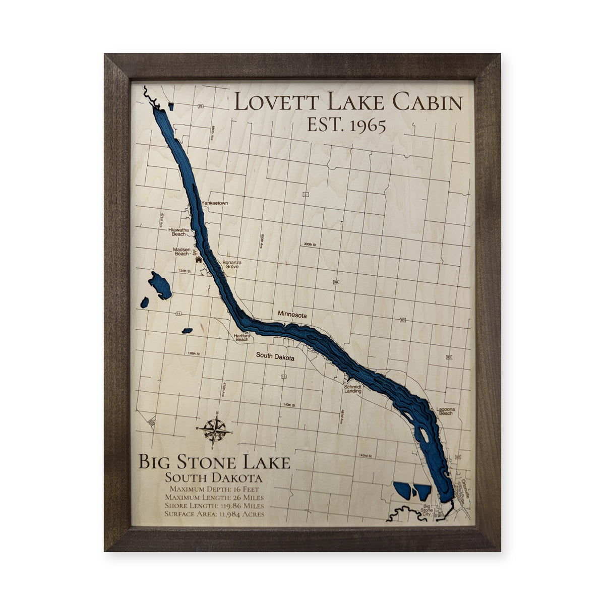 Big Stone Lovett wood map — multilayer, white background