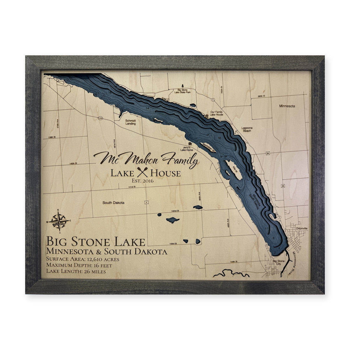 Big Stone Mcmahon wood map — multilayer, white background