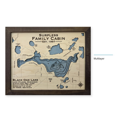 Black Oak Surpless wood map — multilayer, layer option shown