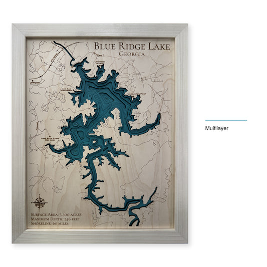 Blue Ridge Hendricks wood map — multilayer, layer option shown