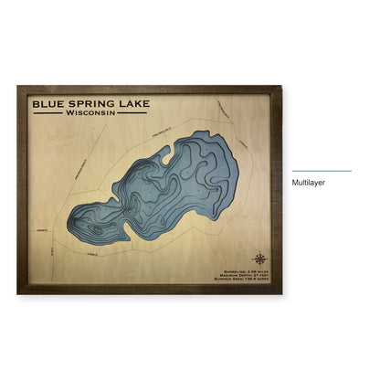 Blue Spring Walnut wood map — multilayer, layer option shown