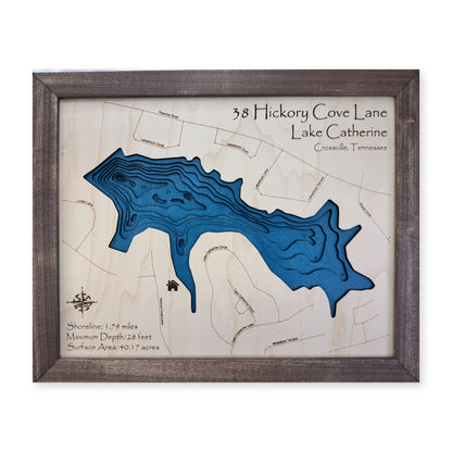 Catherine Hickory wood map — multilayer, white background