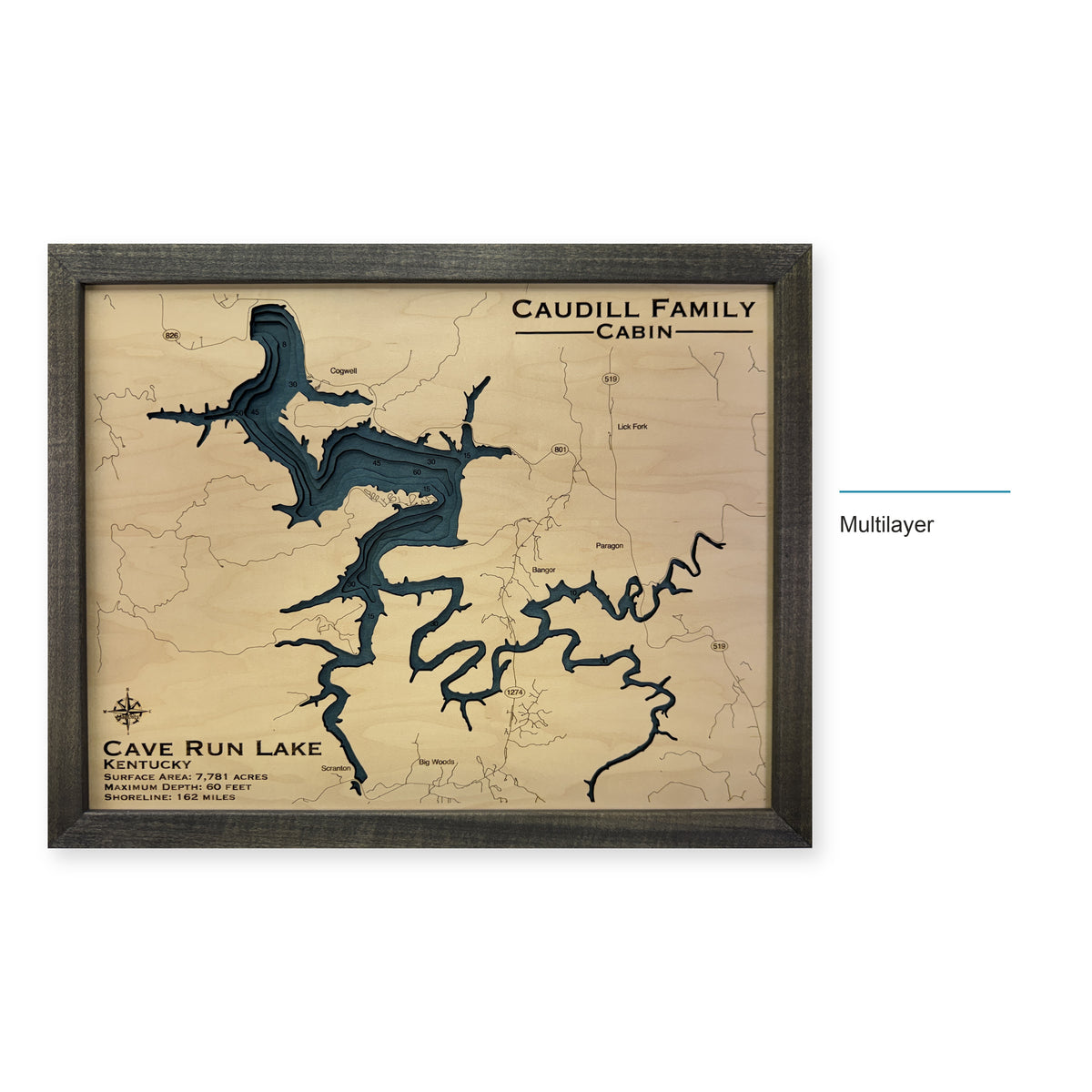 Cave Run Caudill wood map — multilayer, layer option shown