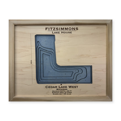 Cedar West Fitzsimmons wood map — multilayer, white background