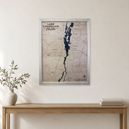 Champlain Natural Multi wood map — multilayer, staged room mockup