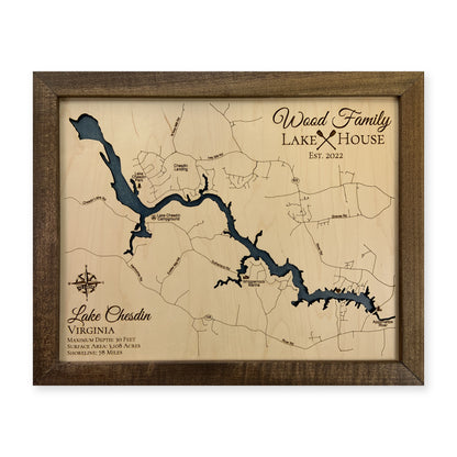 Chesdin Wood wood map — single layer, white background
