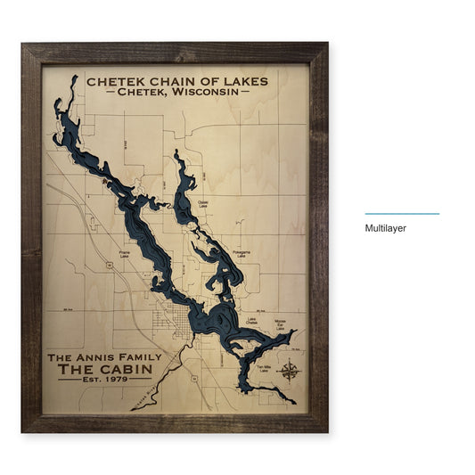 Chetek Annis wood map — multilayer, layer option shown