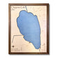 Single water layer map of Chippewa Lake, Ohio. 