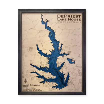 Conroe Depriest wood map — multilayer, white background