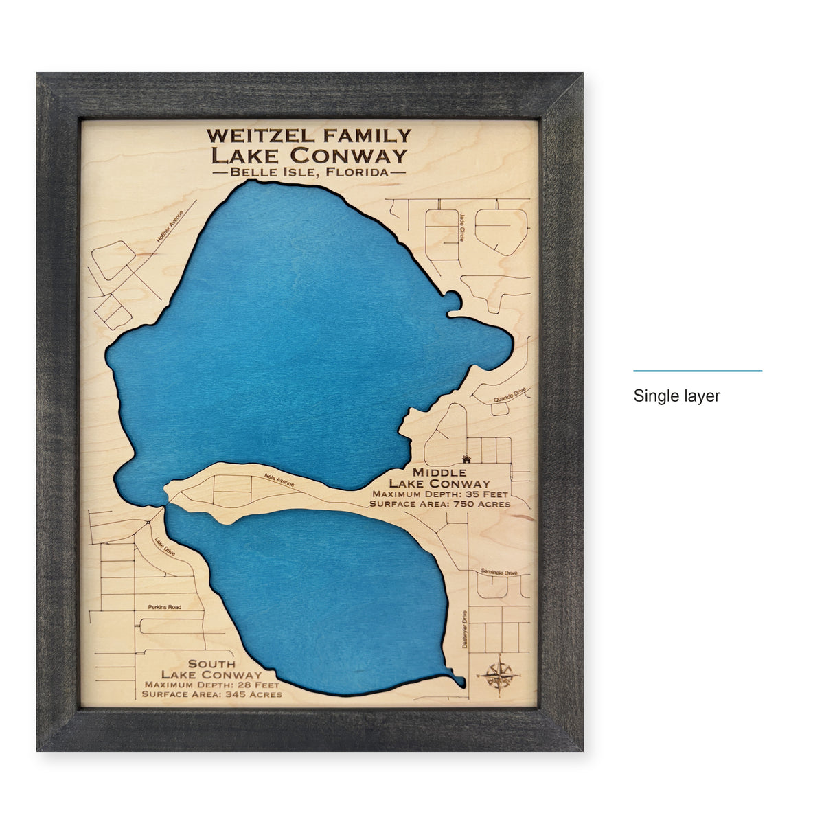 Conway Weitzel wood map — single layer, layer option shown