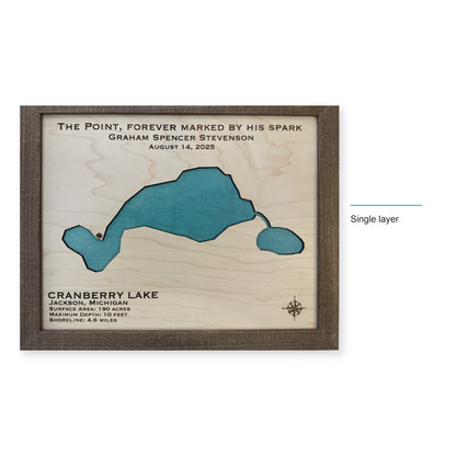 Cranberry Stevenson wood map — single layer, layer option shown