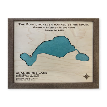 Cranberry Stevenson wood map — single layer, white background