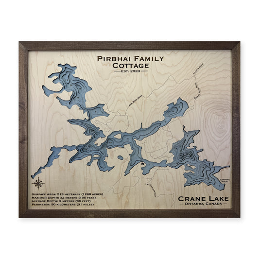 Crane Pirbhai wood map — multilayer, white background