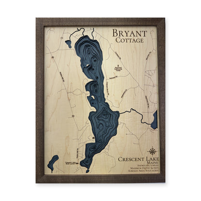 Crescent Bryant wood map — multilayer, white background