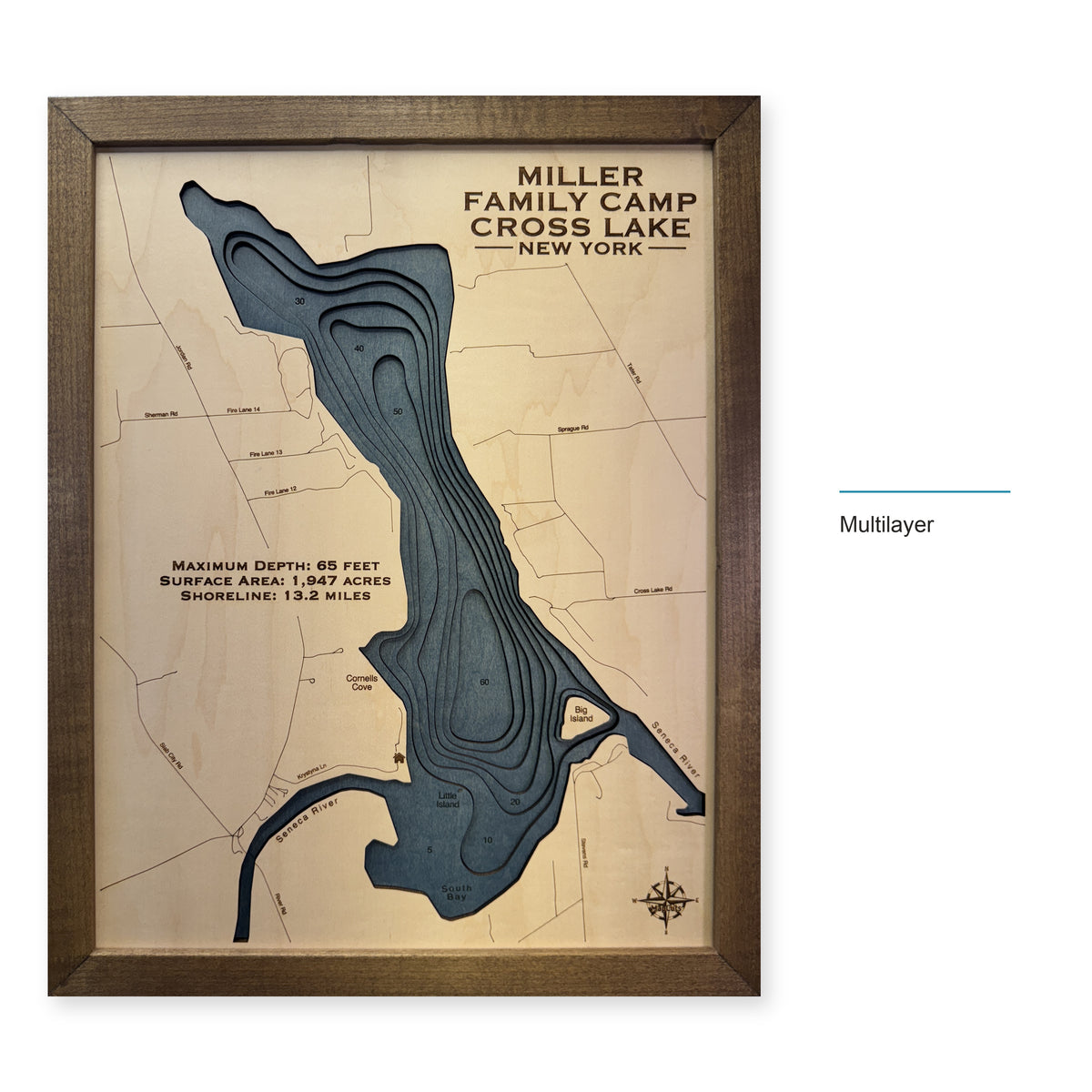 Cross Miller wood map — multilayer, layer option shown