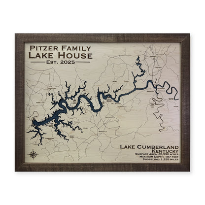 Cumberland Pitzer wood map — single layer with engraved contours, white background